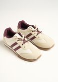 Samy faux suede sneakers BEIGE Woman image number 2