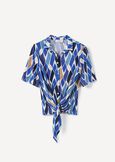Camicia Solera Nodo Fantasia BLU Donna immagine n. 4
