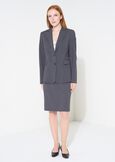 Gonna Gioia a tubino in lana GRIGIO GREY Donna immagine n. 1