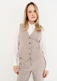 Gilet Gilles in poliviscisa BLUGRIGIO TORTORA Donna immagine n. 1