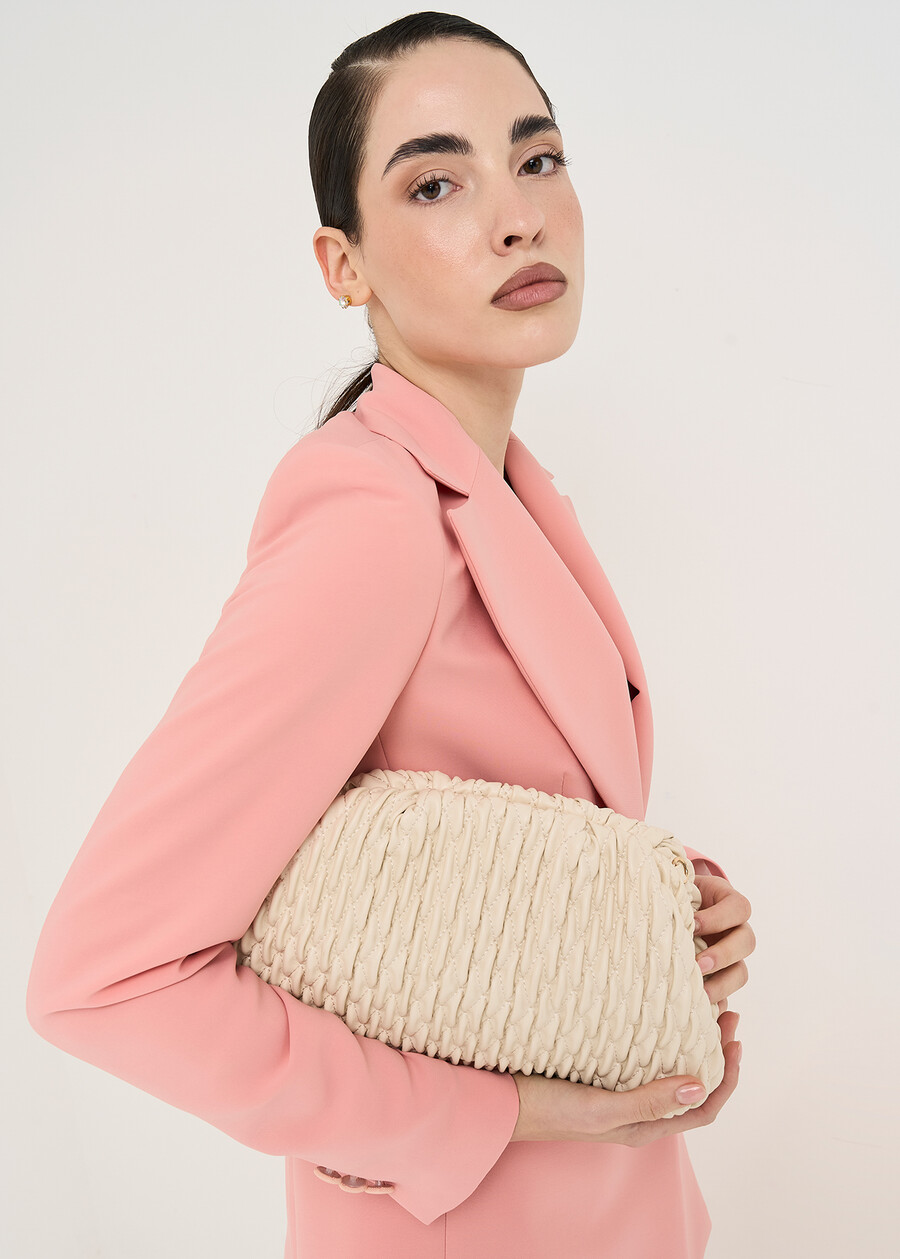 Bally embroidered pochette BEIGE LATTE Woman , image number 1