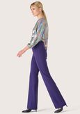 Victoria flared trousers VIOLA ORCHIDEA Woman image number 2