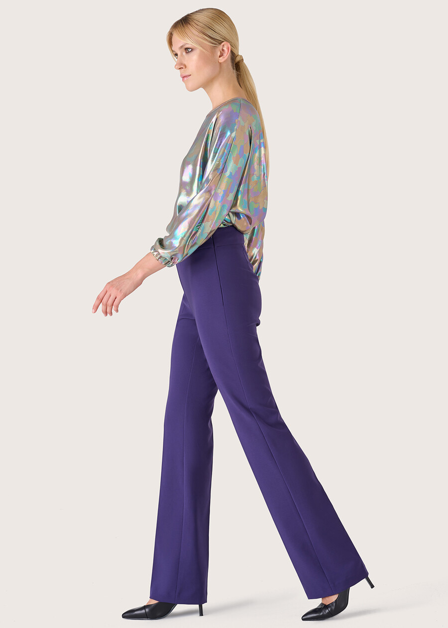 Victoria flared trousers VIOLA ORCHIDEA Woman , image number 2