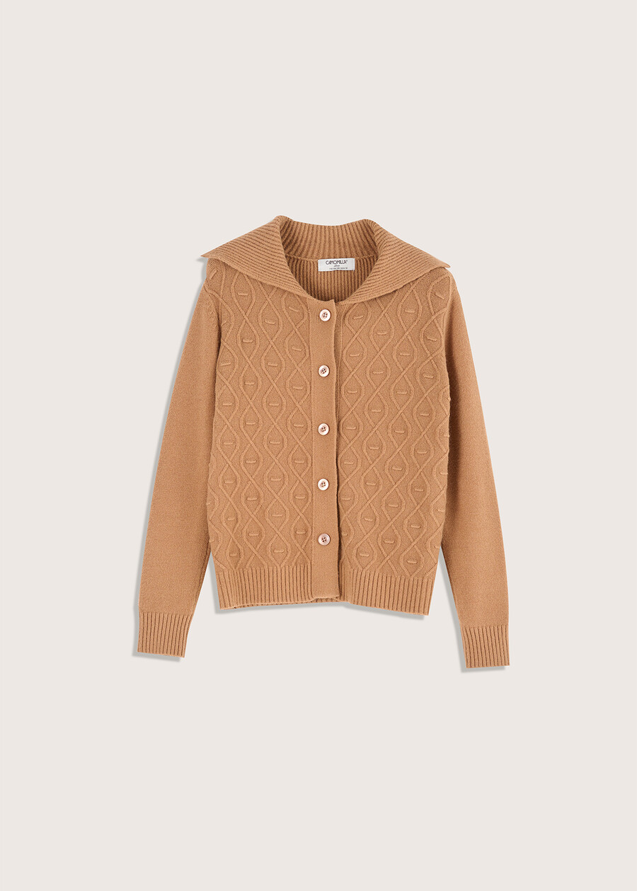 Cardigan Carys scollo a polo ROSA CAMMEONERO Donna , immagine n. 4