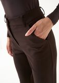Pantalone Alice tessuto screppino ROSSO BORDEAUXVERDE GARDENMARRONE Donna immagine n. 4