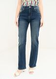 Jeans Cindy flare con spacco DENIM DARK DENIMDENIM MEDIUM DENIM Donna immagine n. 2