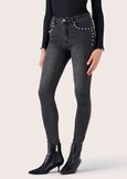 Pantalone Kate in denim di cotone GRIGIO DARK GREY Donna immagine n. 2