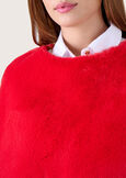 Meg eco-fur poncho  Woman image number 2