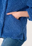 Gaetan astrakan effect jacket BLU AVION Woman image number 3