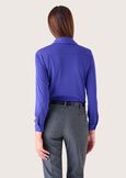 Camicia Alessia in jersey NERO BLACKVIOLA UVABIANCO WHITEMARRONE BRUCIATO Donna immagine n. 3