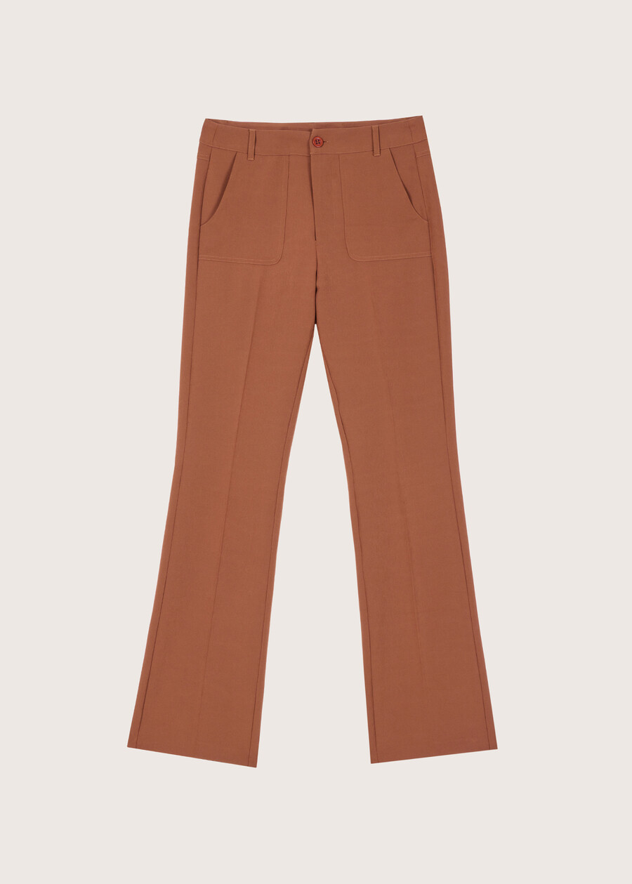 Pantalone Yara in tessuto tecnico MARRONE SUGHERO Donna , immagine n. 5