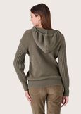 Margaret knitted sweatshirt VERDE CAPPERBEIGE GREIGE Woman image number 3