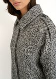 Colby herringbone coat NERO BLACK Woman image number 3