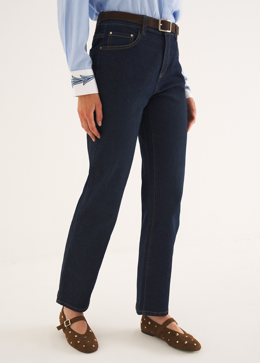 Pantalone denim Kate linea classica DENIMDENIM MEDIUM DENIM Donna , immagine n. 2