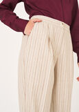 Paris pleated wide-leg trousers BEIGE ECRU Woman image number 5
