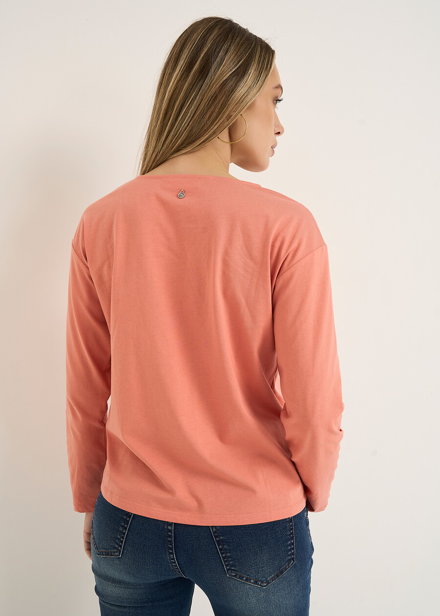 T-shirt Sammy ricamo traforato ARANCIONE Donna , immagine n. 3