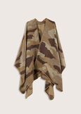 Murvel cape with military pattern image number 1