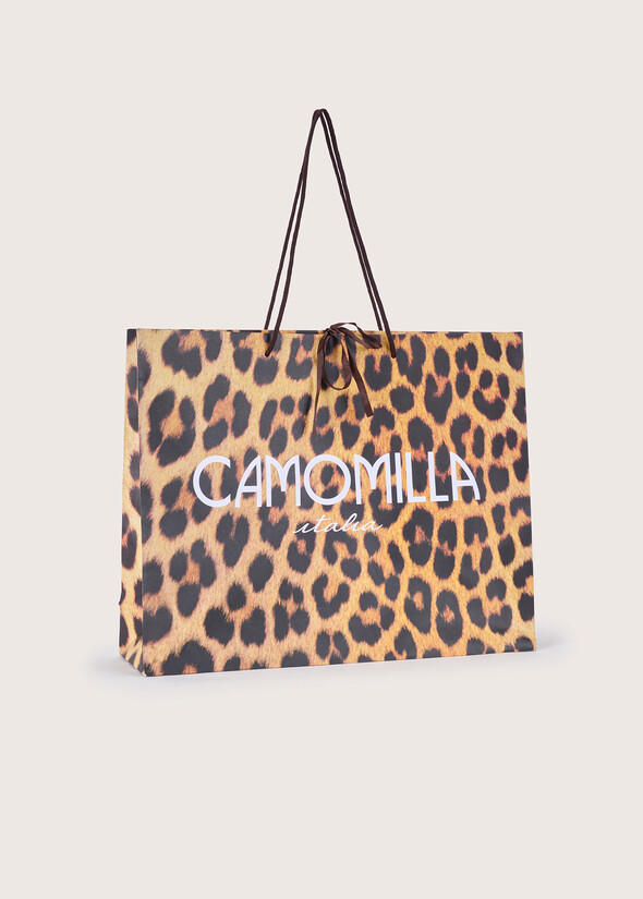 LARGE LEOPARD PRINT SHOPPER MULTICOLORE MULTICOLOR Woman null