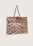LARGE LEOPARD PRINT SHOPPER MULTICOLORE MULTICOLOR Woman image number 1