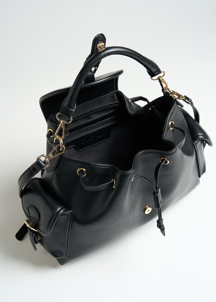 Borsa a secchiello Bady in ecopelle BLUNERO Donna , immagine n. 4
