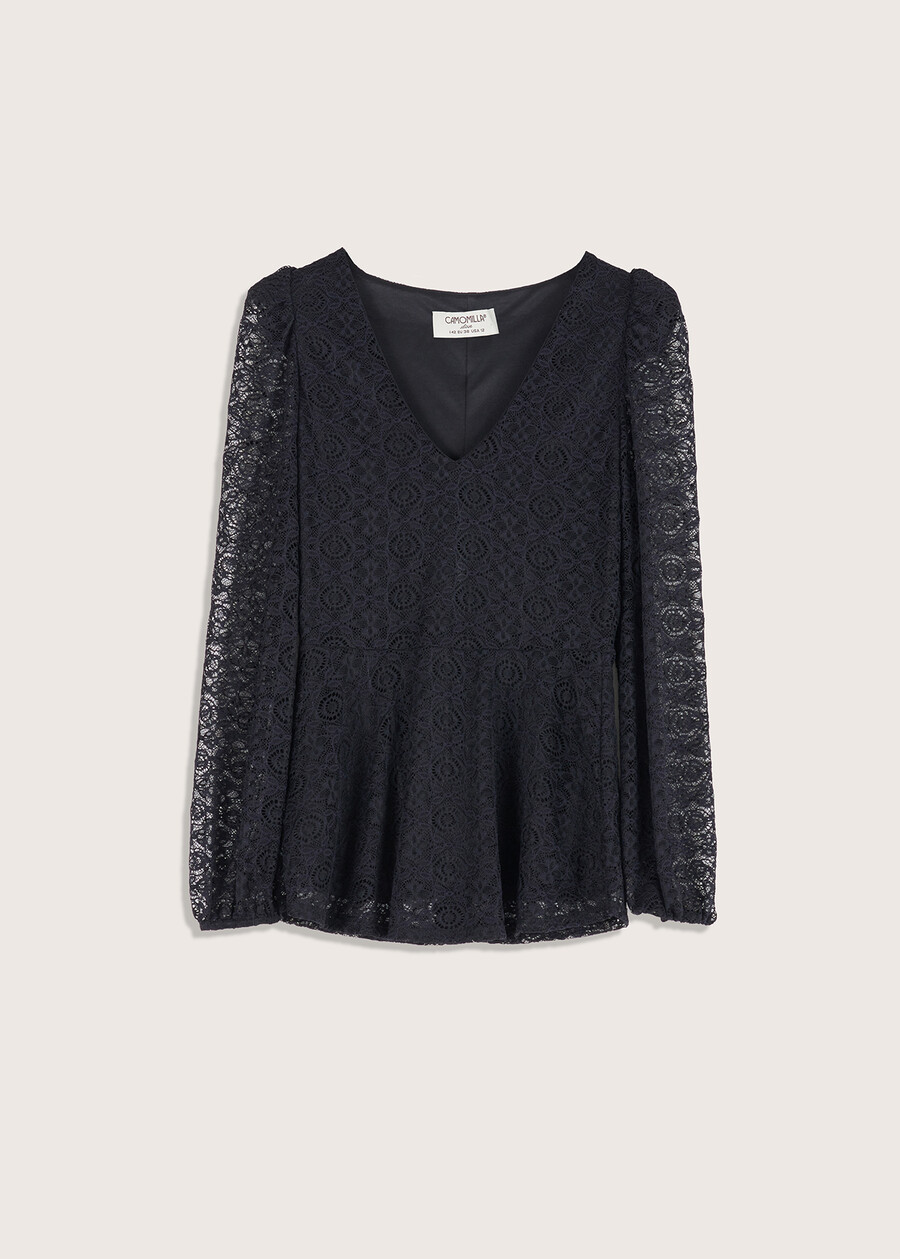 Maglia Sery in pizzo NERO Donna , immagine n. 4