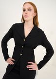 Cloris punto Firenze cardigan NERO Woman image number 1