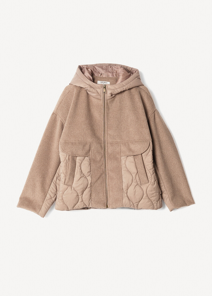 Paiper short puffer with hood GRIGIO TORTORA Woman , image number 5