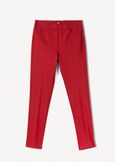 Kelly skinny Milano stitch trousers NERO BLACKROSSO Woman image number 5