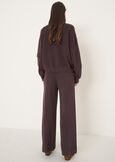 Pantaloni Perry in maglia MARRONE CAFFEGRIGIO PERLA Donna immagine n. 4