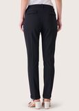 Pantalone Bellas in tessuto screp NEROBLUE OLTREMARE  Donna immagine n. 3