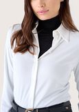 Camicia Alessia in jersey NERO BLACKVIOLA UVABIANCO WHITEMARRONE BRUCIATO Donna immagine n. 3