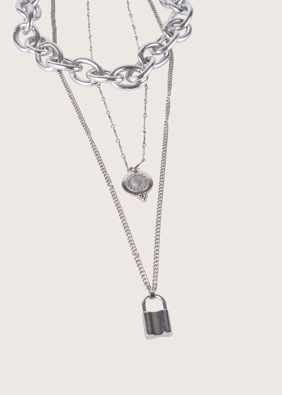 Cleo triple necklace with pendants  Woman , image number 3