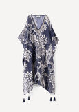 Kaftano Berenice stampa cashmere BLU Donna immagine n. 4
