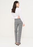 Alice micro check trousers NERO BLACK Woman image number 6