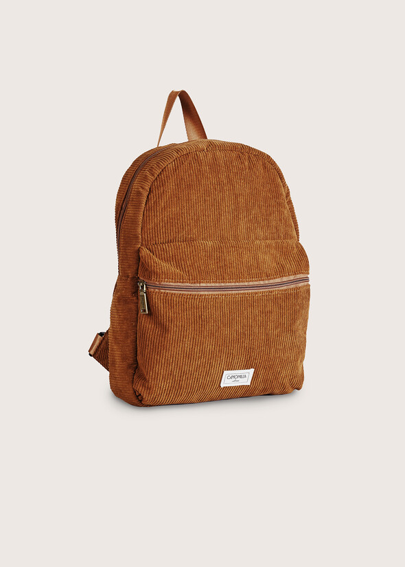 Beny corduroy backpack MARRONE TIERRA Woman null