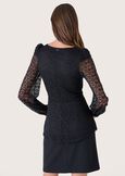 Sery lace jersey NERO Woman image number 3