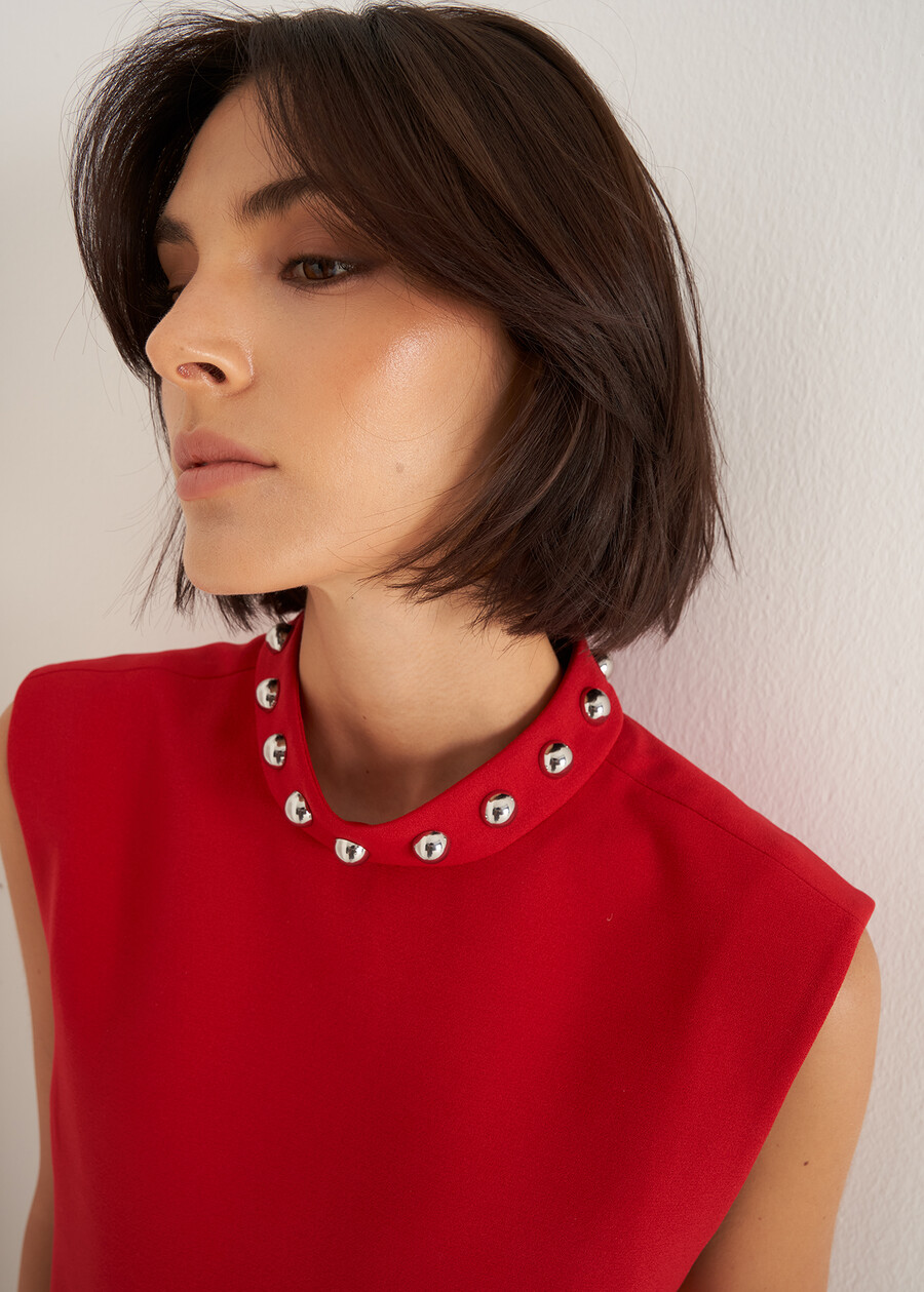 Abito Axel con dettagli metallici ROSSO Donna , immagine n. 3