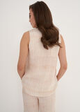 Teodoro Printed Viscose Top BEIGE LIGHT BEIGE Woman image number 3