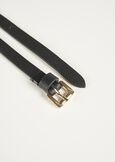 Cintura Clim 100% vera pelle BEIGE LATTENERO BLACK Donna immagine n. 3