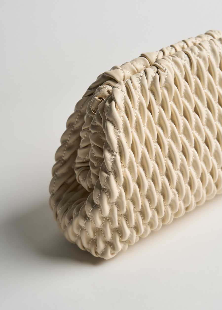 Bally embroidered pochette BEIGE LATTE Woman , image number 3