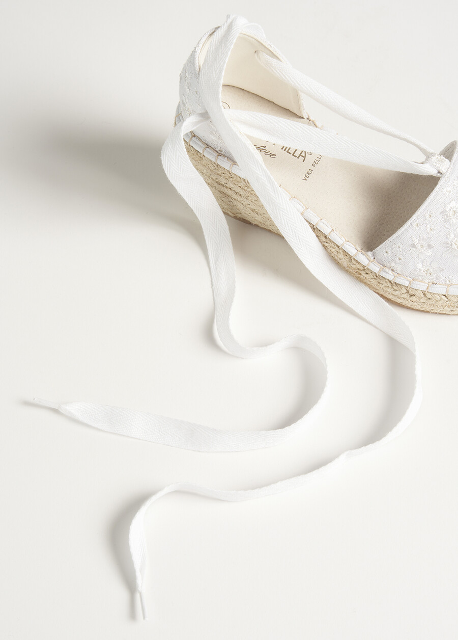 Estrella cotton espadrilles BIANCO WHITE Woman , image number 3