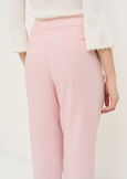 Pantaloni Giorgia-O in misto lino ROSABIANCO WHITE Donna immagine n. 5