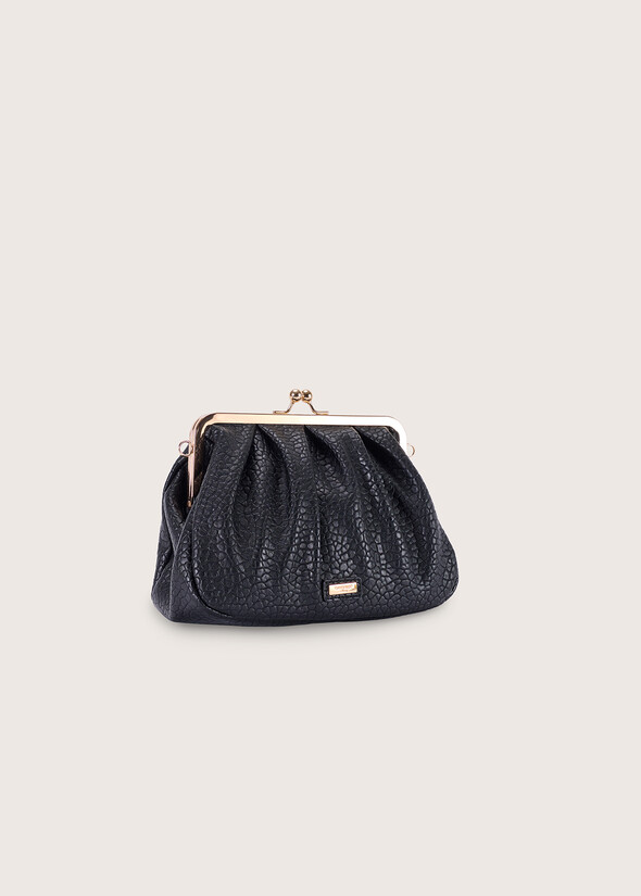 Pochette Beniamina in ecopelle NERO BLACK Donna null