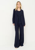 Paky linen blend trousers MARRONEMABKSBLU Woman image number 1