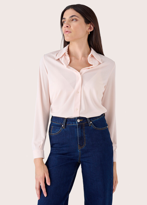 Camicia Alessia in jersey ROSA Donna null