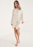 Ary 100% Viscose Dress BIANCO BURRO Woman image number 1