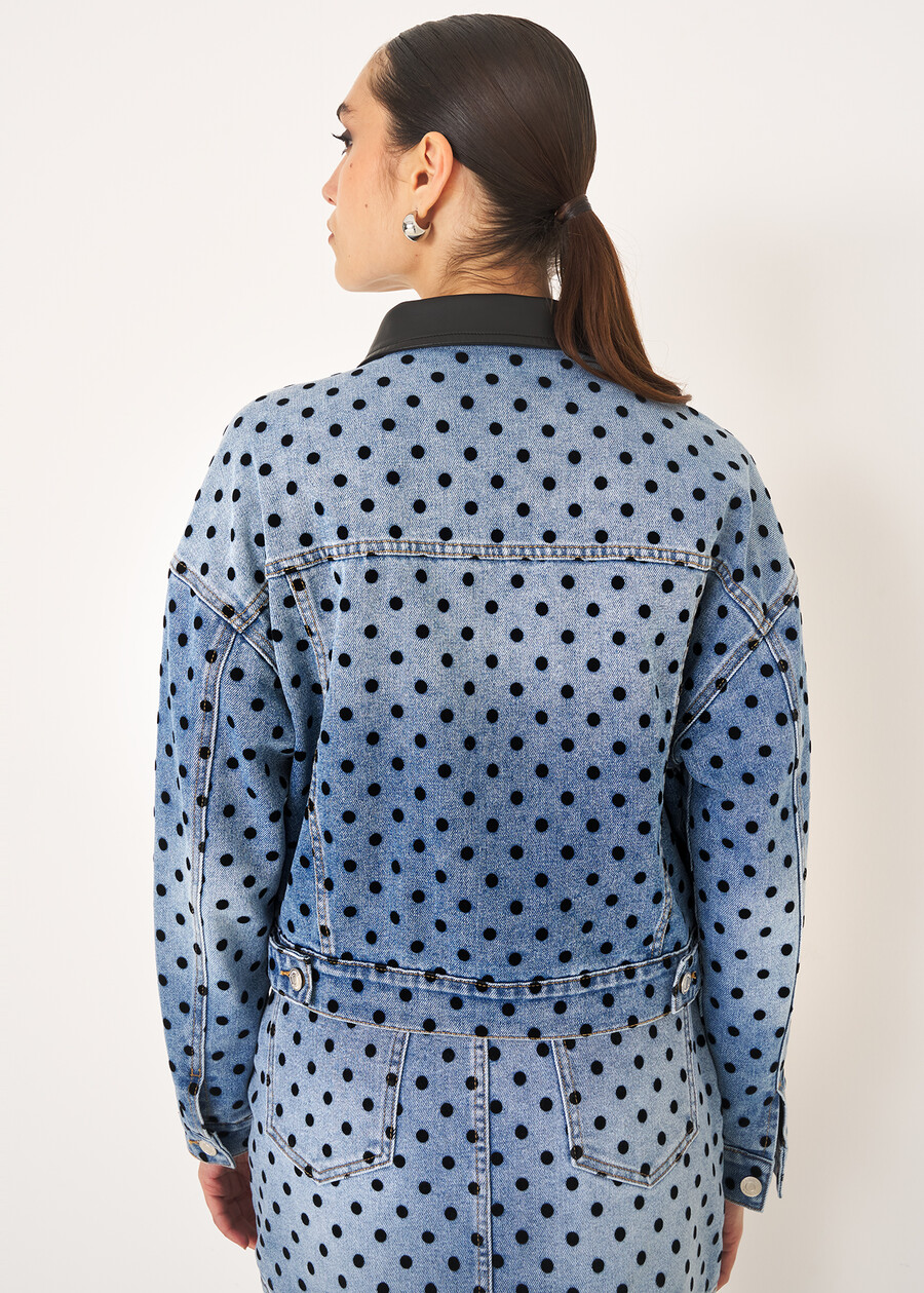 Geremy oversized denim jacket DENIM MEDIUM DENIM Woman , image number 3