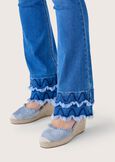 Dallas denim cotton trousers DENIM Woman image number 3