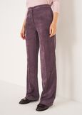 Corduroy Velvet  Suit GRIGIO CENEREVIOLA PURPLE Woman image number 6