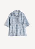 Blusa Brady stampata con coulisse CELESTE FIORDALISO Donna immagine n. 5